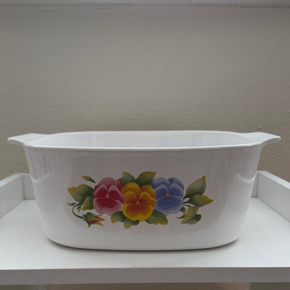 Corning-ware Casserole dish Summer Blush 5 Liter.